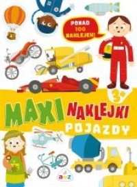 Maxinaklejki. Pojazdy - okładka książki