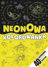 Neonowa kolorowanka żółta - okładka książki