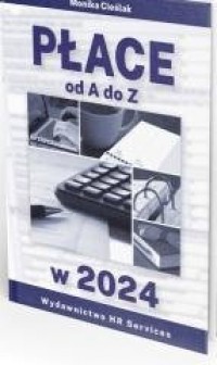 Płace od A do Z w.2024 - okładka książki