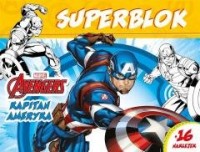 Superblok. Marvel Avengers Kapitan - okładka książki