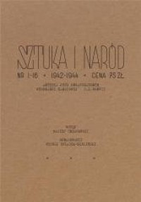 Sztuka i Naród (1942-1944) - okładka książki