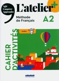 Atelier plus A2 Ćwiczenia + didierfle.app - okładka podręcznika
