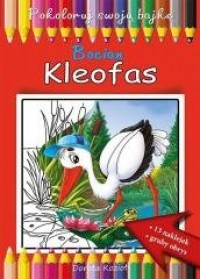 Bocian Kleofas - kolorowanka - okładka książki