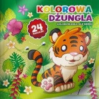 Kolorowanka Kolorowa Dżungla 210 - okładka książki