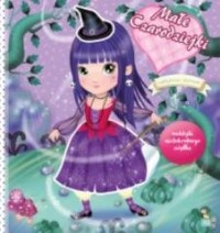 Naklejkowe ubieranki - Małe czarodziejki - okładka książki