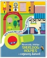 Sherldog Holmes zaginiony diament - okładka książki