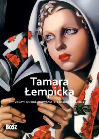 Tamara Łempicka - zeszyt do kolorowania - okładka książki