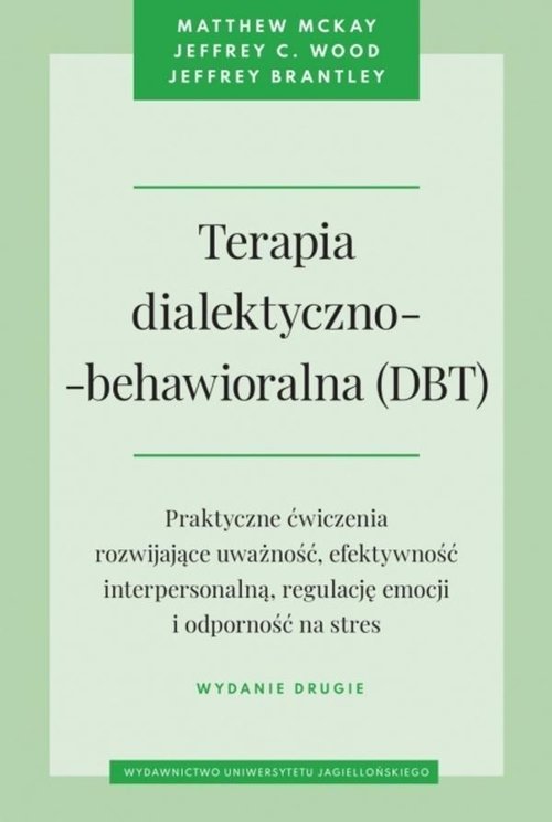 Terapia dialektyczno-behawioralna - okładka książki