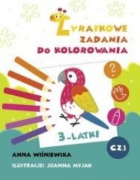 Zadania Żyrafki. Zadania do kolorowania - okładka książki