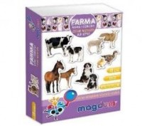 Zwierzęta na farmie - zestaw magnesów - zdjęcie produktu