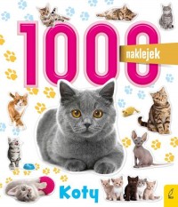 1000 naklejek Koty - okładka książki
