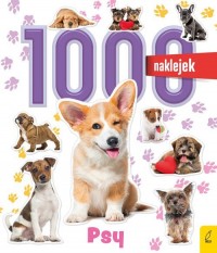 1000 naklejek Psy - okładka książki