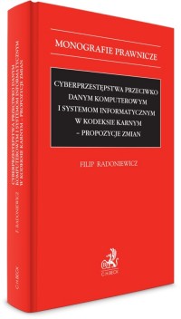 Cyberprzestępstwa przeciwko danym - okładka książki