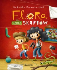 Flora szuka skarbów - okładka książki