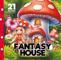 Kolorowanka 160x160 Fantasy house - okładka książki