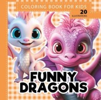 Kolorowanka 160x160 Funny dragons - okładka książki