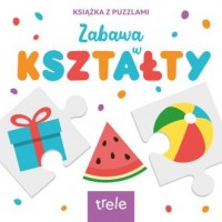 Kształty. Książka z puzzlami - okładka książki