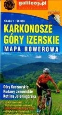 Mapa rowerowa - Karkonosze, Góry - okładka książki