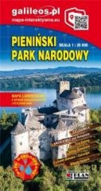 Mapa turystyczna - Pieniński PN - okładka książki