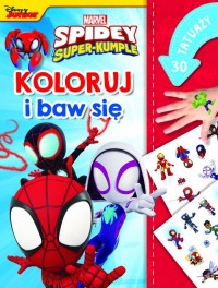 Marvel Spidey i Super-kumple Koloruj - okładka książki