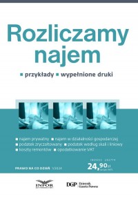 Prawo na co dzień 1/2024. Rozliczamy - okładka książki