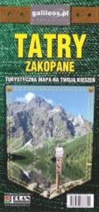 Zakopane, Tatry - mapa kieszonkowa - okładka książki