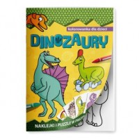 Dinozaury. Kolorowanka dla dzieci - okładka książki