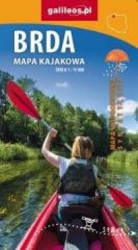 Mapa kajakowa - Brda wodoodporna - okładka książki