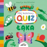 Mój kolorowy quiz Łąka - okładka książki