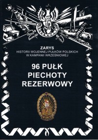 96 pułk piechoty rezerwowy - okładka książki