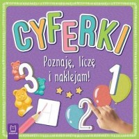 Cyferki. Poznaję, liczę i naklejam! - okładka książki