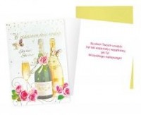 Karnet B6 Urodziny (damskie, szampan) - zdjęcie produktu