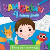 Łamigłówki 4-letniej główki. Bawię - okładka książki