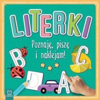 Literki. Poznaję, piszę i naklejam! - okładka książki