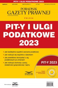 Pity i ulgi podatkowe 2023 Podatki - okładka książki