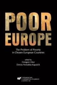 Poor Europe. The Problem of Poverty - okładka książki