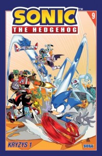 Sonic the Hedgehog Tom 9 Kryzys - okładka książki
