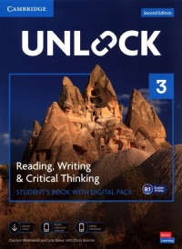 Unlock 3 Reading, Writing and Critical - okładka podręcznika