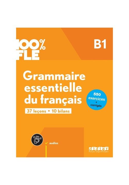 100% FLE Grammaire essentielle - okładka książki