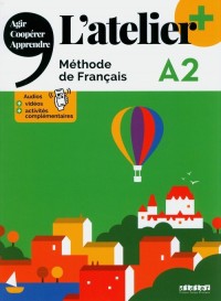 Atelier plus A2 Podręcznik + didierfle.app - okładka książki