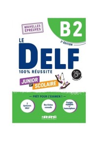 DELF 100% reussite B2 scolaire - okładka książki