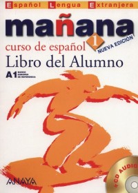 Manana 1 Libro del Alumno + CD - okładka książki