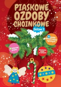 Piaskowe ozdoby choinkowe zestaw - okładka książki