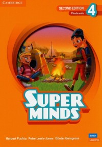 Super Minds 4 Flashcards British - okładka książki