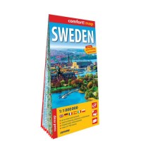 Sweden - road map 1:1 000 000 lam - okładka książki