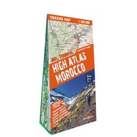 Trekking map High Atlas Morocco - okładka książki
