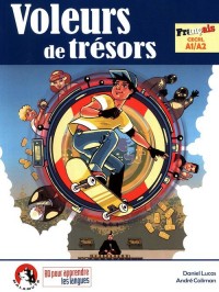 Voleurs de tresors Francais CECRL - okładka książki