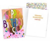Karnet Urodziny damskie (balon) - zdjęcie produktu