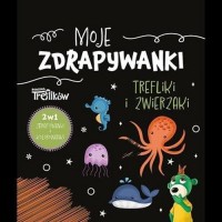 Moje zdrapywanki. Trefliki i zwierzaki - okładka książki