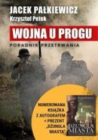 Wojna u progu z autografem / Dźungla - okładka książki